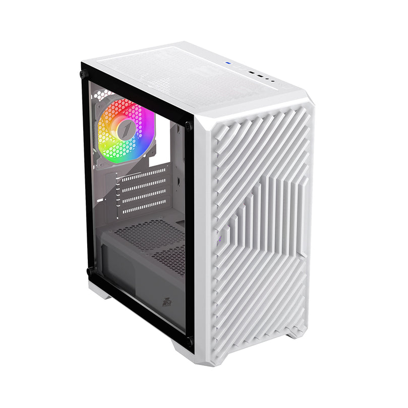 1ST PLAYER TRILOBITE T5 W/ TG SIDE/ M-ATX MID-TOWER GAMING CASE
