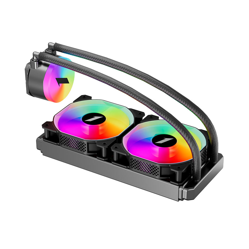 1STPLAYER THUNDERSTORM TS2 240 RGB AM5LGA17XX 2*120MM AIO CPU LIQUID COOLER