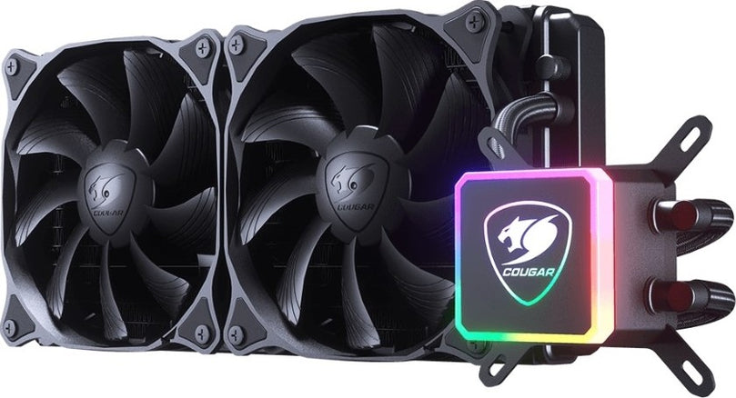 COUGAR AQUA-280 AIO RGB | INTEL/AMD (2*140MM FAN/RADIATOR) | CPU LIQUID COOLER