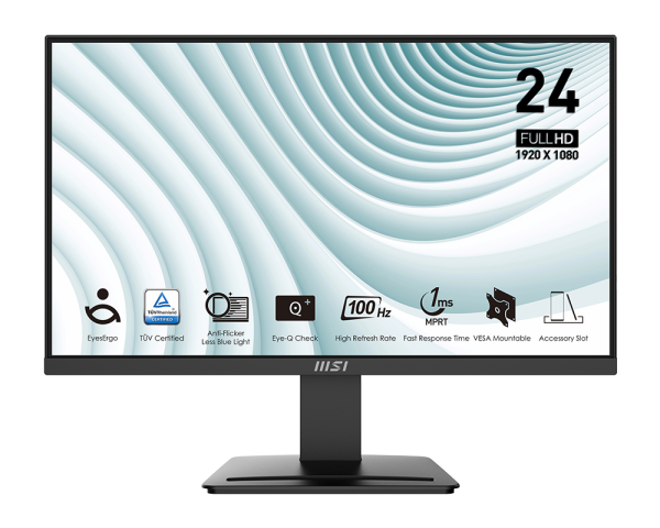 MSI PRO MP2412 24" VA, 100HZ MONITOR