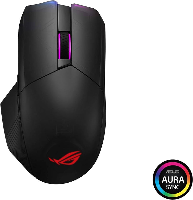 ASUS ROG CHAKRAM WIRELESS AURA SYNC RGB  OPTICAL SENSOR 16000 DPI GAMING MOUSE
