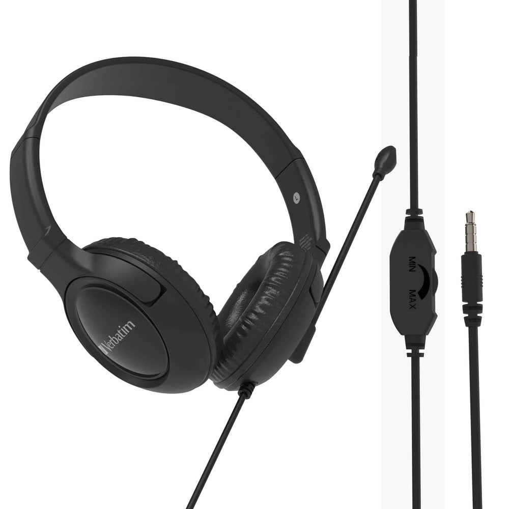 VERBATIM 66705 NOISE CANCELLING MIC HEADSET