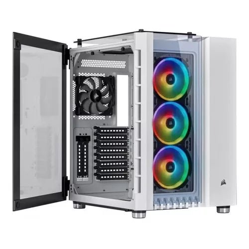 CORSAIR CRYSTAL SERIES 680X RGB WHITE STEEL GAMING CASE