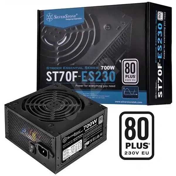 SILVERSTONE STRIDER ESSENTIAL 700WATTS 80PLUS SST-ST70F-ES230 APFC NON-MODULAR POWER SUPPLY