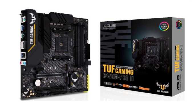 ASUS TUF B450M  GAMING PRO II AM4 ATX  MOTHERBOARD
