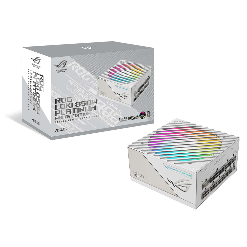 ASUS ROG LOKI SFX-L 850WATTS 80+ PLATINUM PSU WHITE