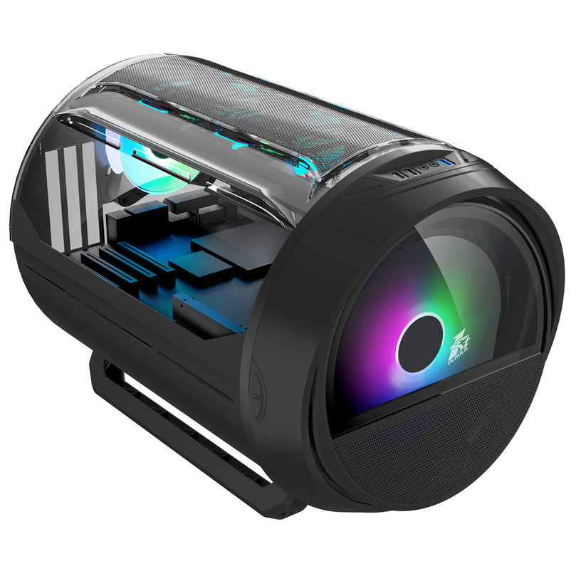INPLAY CANNON 201 WITH 1X200MM RGB FAN MATX CASE