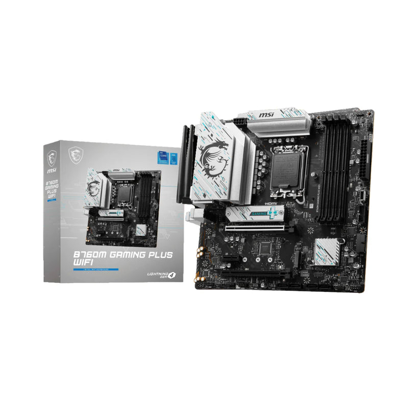 MSI B760M DDR5 GAMING PLUS WIFI MOTHERBOARD