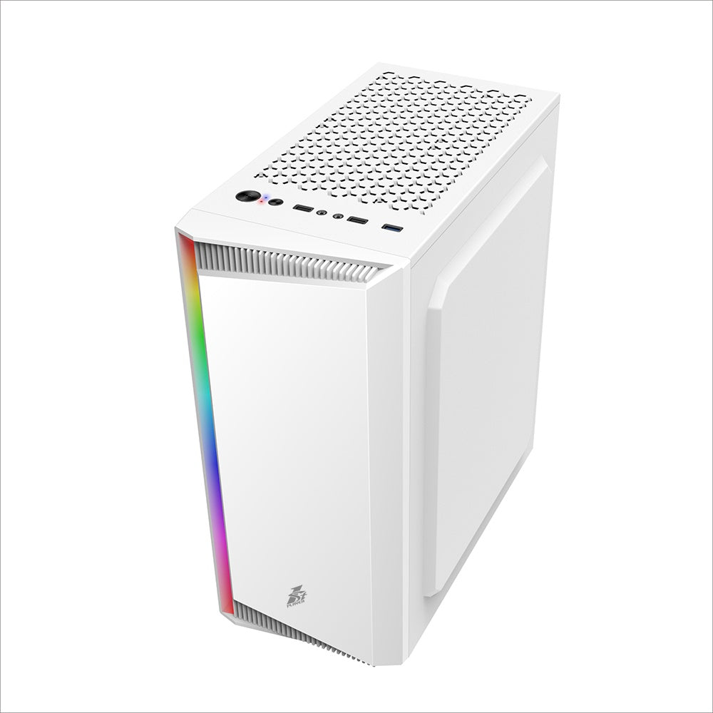 1STPLAYER RAINBOW RB-4 W/ TEMPERED GLASS M-ATX MID- TOWER GAMING CASE