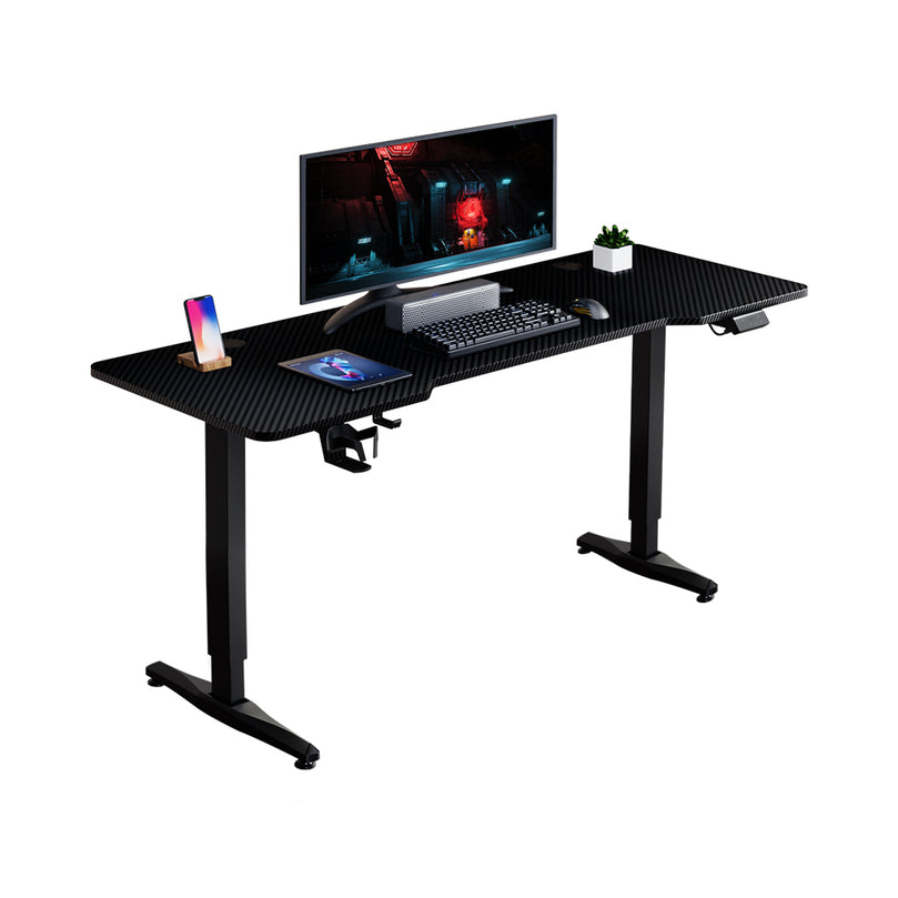 1ST PLAYER MOTO-E 1460 W CUP & HEADSET HOOK MOTORIZED GAMING DESK