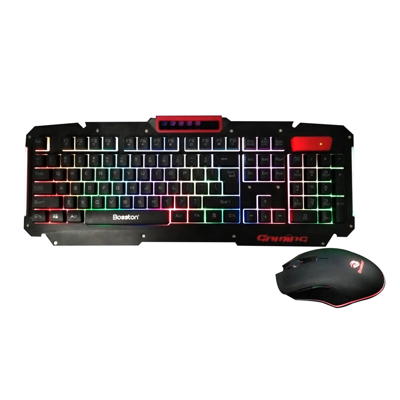 BOSSTON ERGONOMIC EK8590 RGB MOUSE AND KEYBOARD COMBO