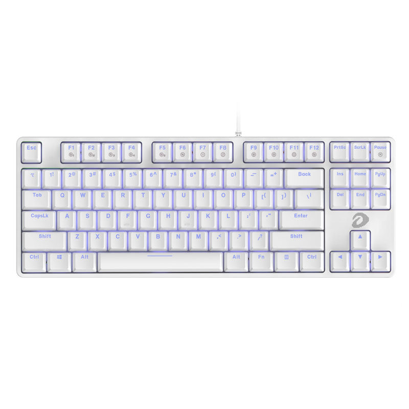 DAREU EK87 WHITE BLUE SWITCH MECHANICAL KEYBOARD