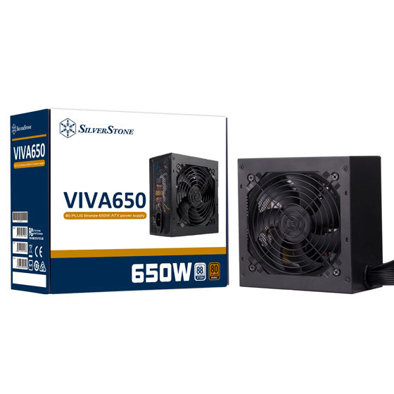 SILVERSTONE VIVA 650WATTS 80+ BRONZE APFC NON-MODULAR POWER SUPPLY