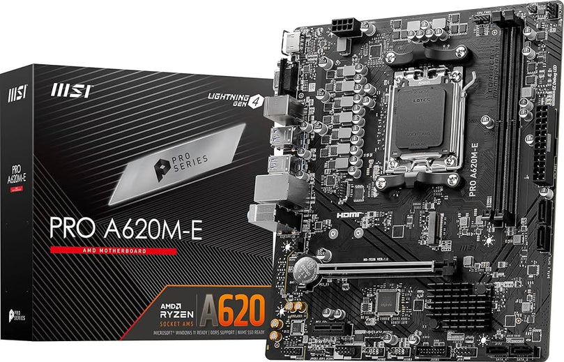 MSI PRO A620M-E SOCKET AM5 DDR5 MOTHERBOARD