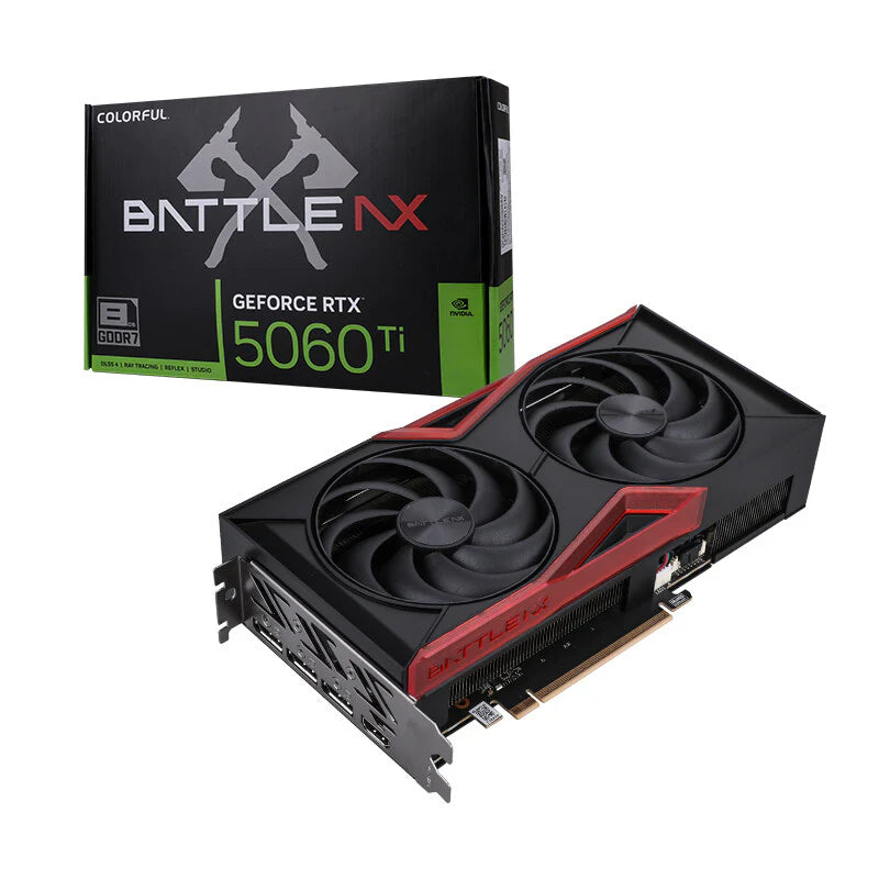 COLORFUL GEFORCE RTX 5060 TI NB DUO 8GB-V GDDR7 GRAPHICS CARD