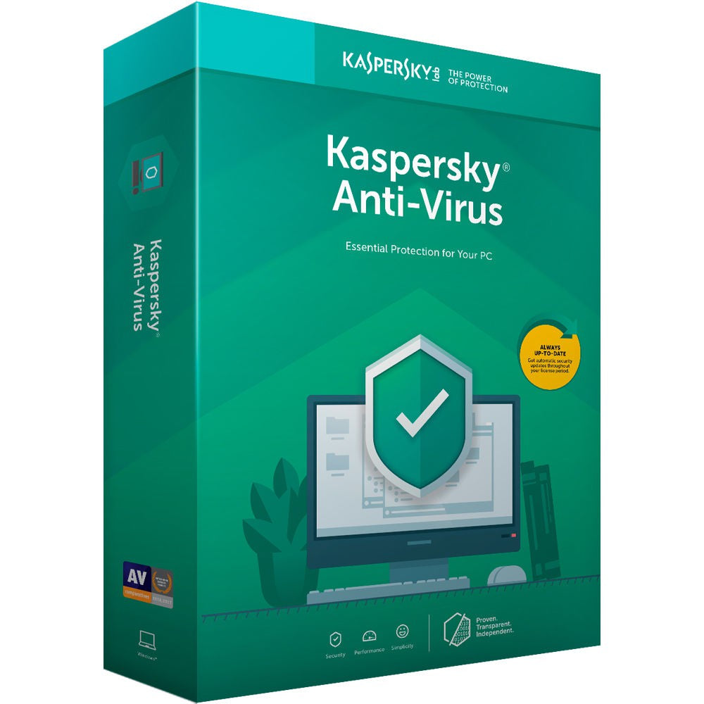 KASPERSKY STANDARD 1 YEAR 1 DEVICE (1 USER ) ANTIVIRUS SOFTWARE