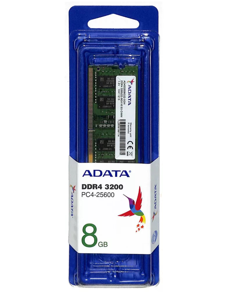 ADATA (AD4S32008G22-SGN) 8GB DDR4 3200MHZ SODIMM LAPTOP MEMORY