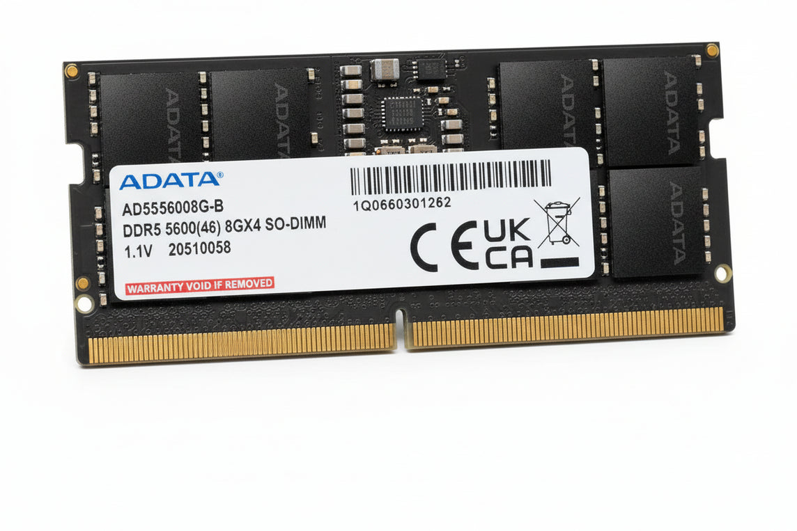 ADATA AD5S48008G-S 8GB DDR5 4800HZ SODIMM LAPTOP MEMORY