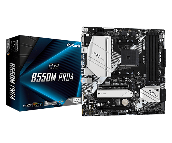 ASROCK B550M PRO4 MOTHERBOARD