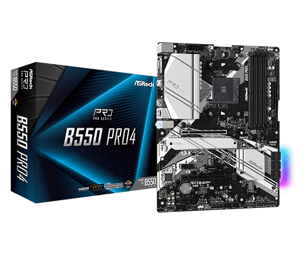 ASROCK B550 PRO4 MOTHERBOARD