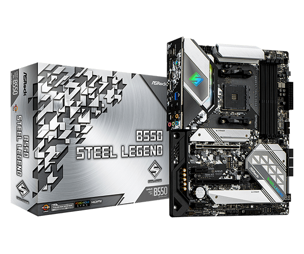 ASROCK B550M STEEL LEGEND MOTHERBOARD - Main Image