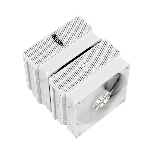 OCYPUS IOTA A64 WH DUAL 120MM FAN 6MMX 6 HEATPIPE WHITE CPU COOLER