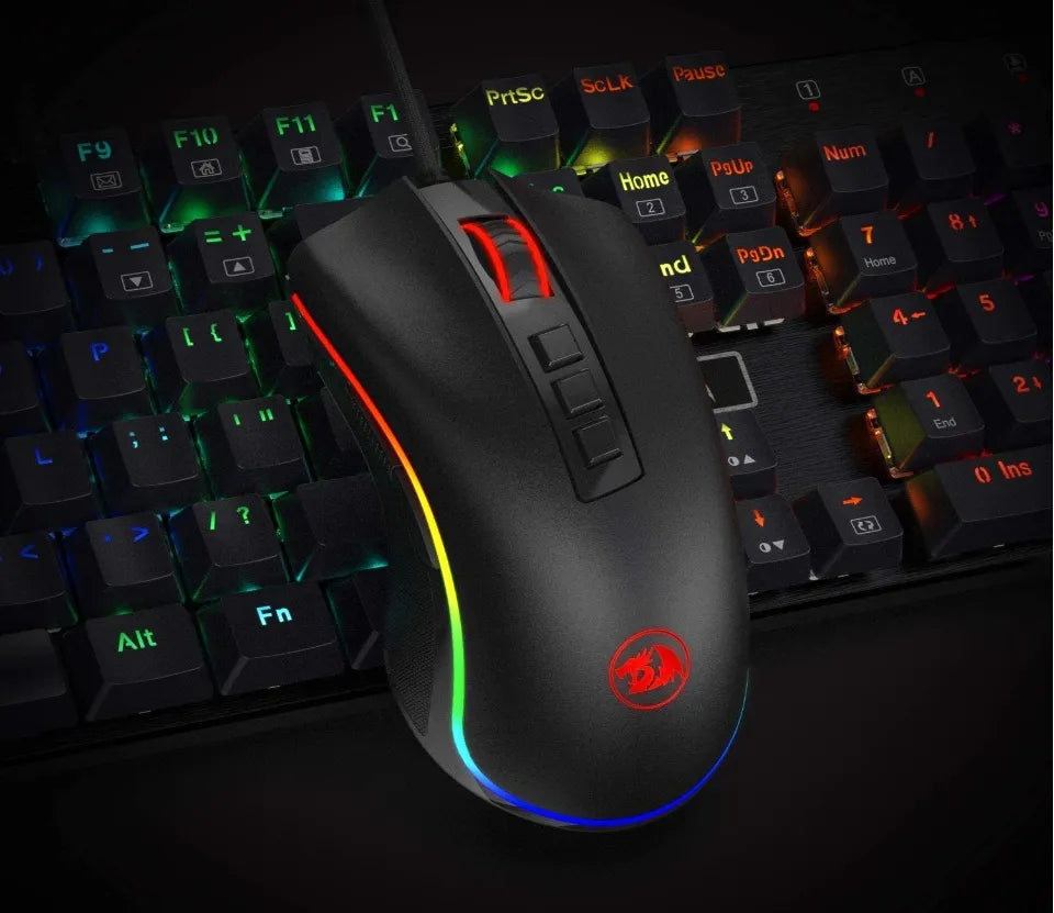 REDRAGON (M711-2 ) COBRA WIRED BLACK MOUSE