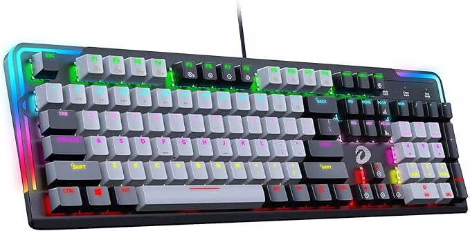 DAREU EK815S RAINBOW BACKLIT MECHANICAL KEYBOARD