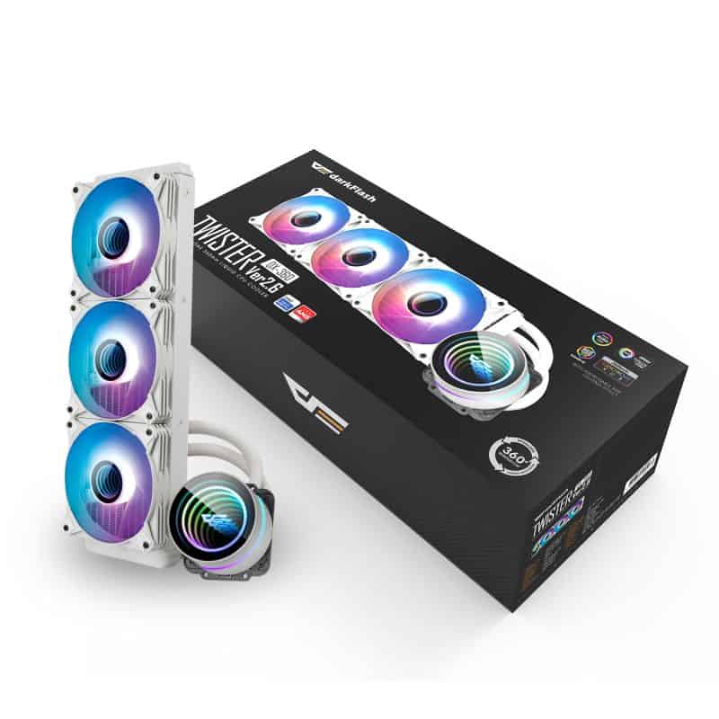 DARKFLASH (DX360 V2.6) BLACK/WHITE AIO LIQUID COOLER