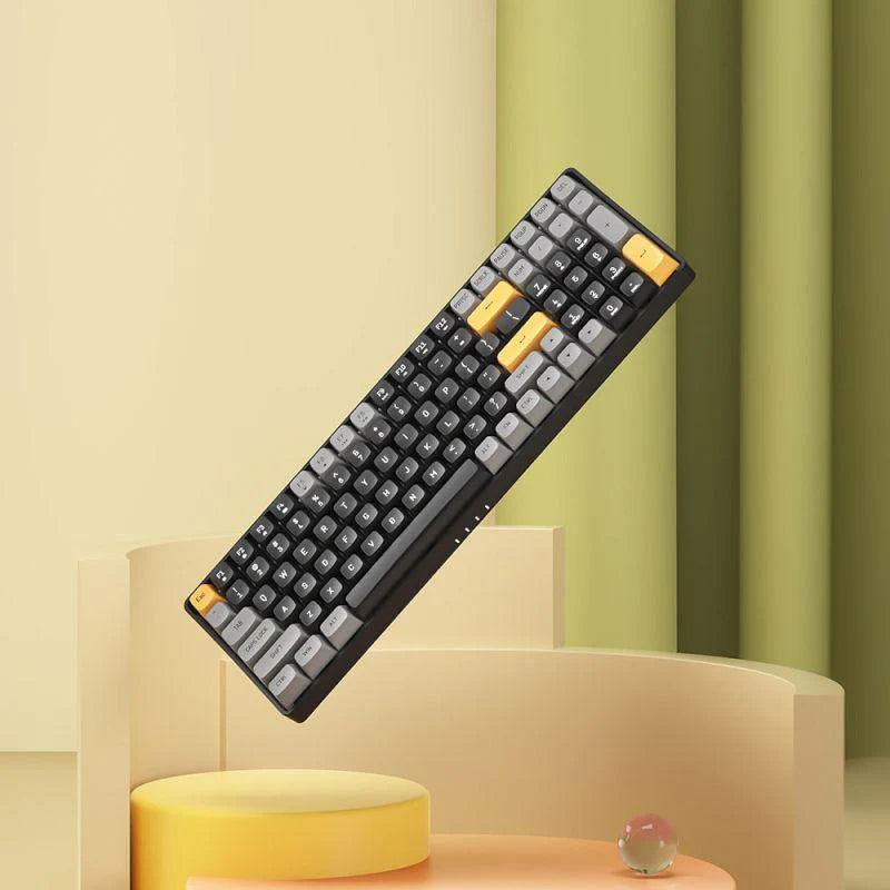 DARKFLASH GD100 KEYBOARD BROWN SUGAR YELLOW SWITCH MECHANICAL KEYBOARD