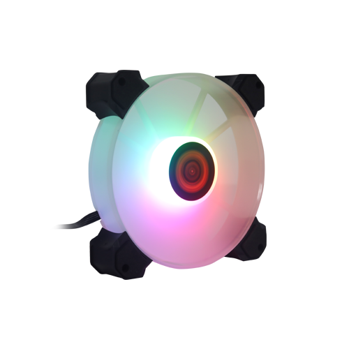 DOSS GUST X3 3IN1 RGB FAN W/ HUB