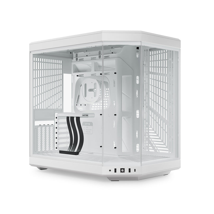 HYTE Y70 TOUCH LCD WHITE DUAL CHAMBER ATX MID-TOWER CASE