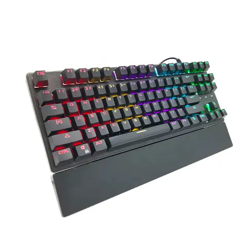 JEDEL KL-103 | W/ WRISTPAD | 87 KEYS USB | BLUE SWITCH | RGB MECHANICAL GAMING KEYBOARD