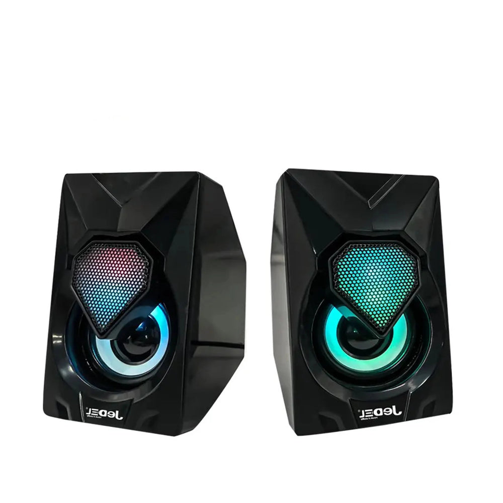JEDEL S-502 RGB USB POWERED STEREOUSB+3.5MM SPEAKER