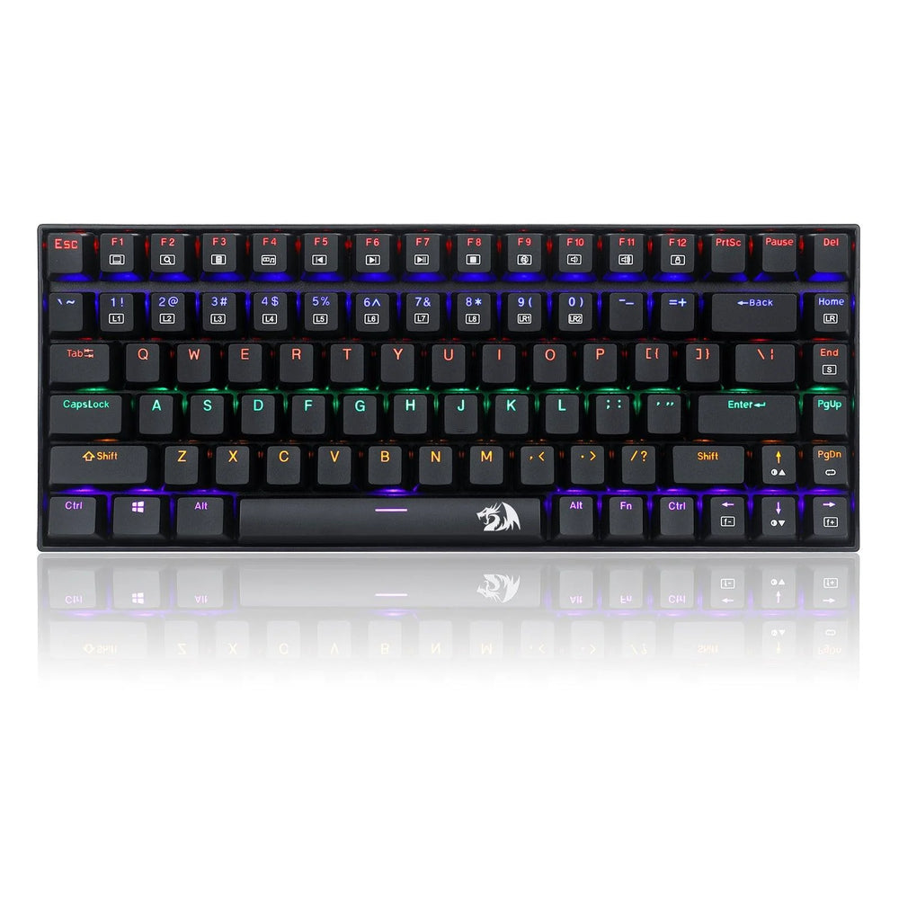 REDRAGON K629-KB PHANTOM BLACK BLUE SWITCH MECHANICAL KEYBOARD