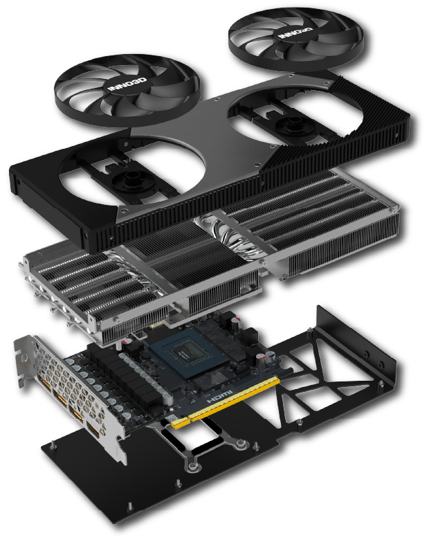 INNO3D GEFORCE RTX 5070 TWIN X2 12GB GDDR7 GRAPHICS CARD