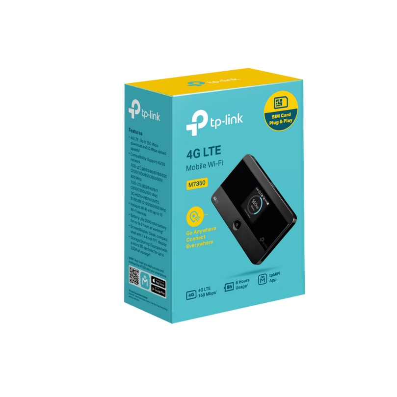 TP-LINK M7350 150MBPS 4G LTE MOBILE POCKET WI-Fi