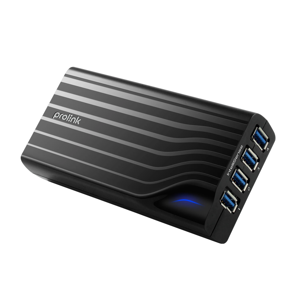 PROLINK PROBRICK 2IN1 POWERED USB HUB 3.0 AND QUICK CHARGER HUB