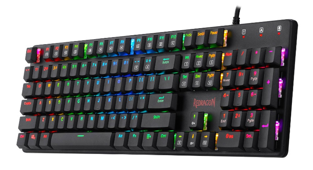 REDRAGON (K589RGB-1) SHRAPNEL BROWN SWITCH MECHANICAL KEYBOARD
