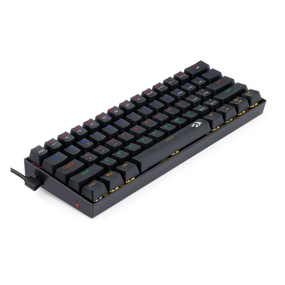 REDRAGON (K606) LAKSHMI BLACK RED SWITCH MECHANICAL KEYBOARD