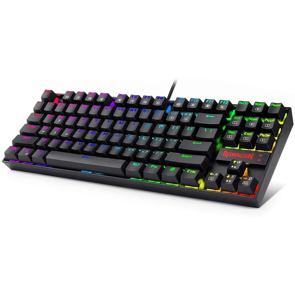REDRAGON K552W RGB 1 KUMARA | 87 KEY | BLUE SWITCH | LED RGB BACKLIT | MECHANICAL GAMING KEYBOARD
