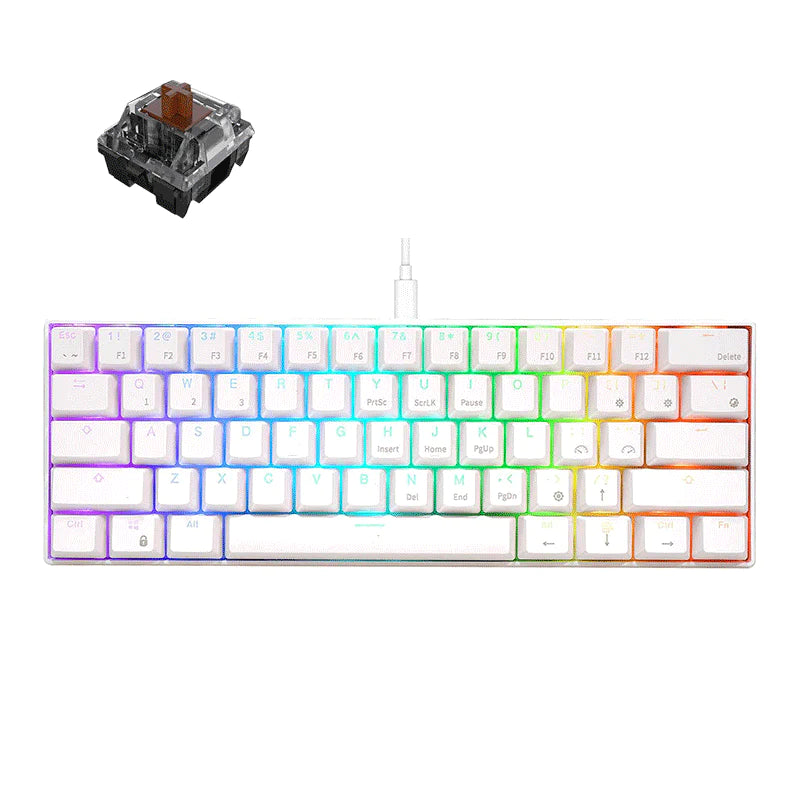 ROYAL KLUDGE RK61 61 KEYS WIRELESS 60% MECHANICAL GAMING KEYBOARD