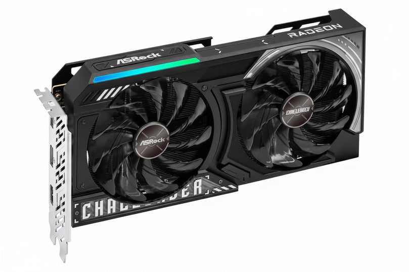 ASROCK RADEON RX 9060XT CHALLENGER 16GB OC GDDR6 GRAPHICS CARD