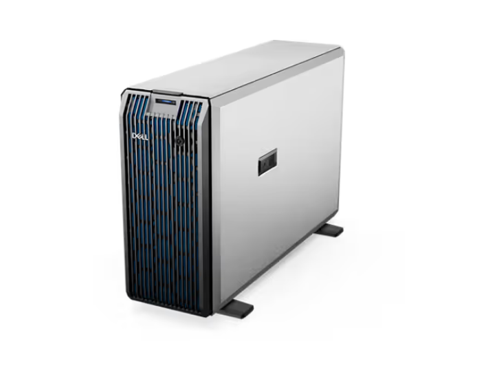 DELL POWEREDGE T350 SERVER (Intel Xeon E-2324G 3.1GHz, 8M Cache, 4C/4T, Turbo (65W), 3200 MT/s//2x 32GB - 2RX8 DDR4 UDIMM 3200MHz ECC/2X 2TB HDD SATA 6Gbps/ PSU 600W Non Redundant 4.5U tower server Dell Windows Server 2022,Standard,16CORE )