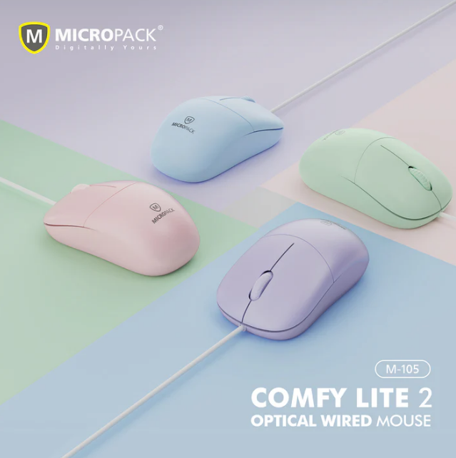 MICROPACK M105 ASSORTED COLOR MOUSE
