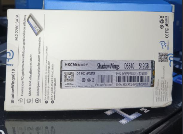 HKC SHADOWWINGS DS610 512GB M.2 2280 6Gb/s SATA SSD