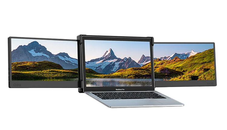 OFIYAA P2 S2 TWO SCREEN 14" PORTABLE MONITOR LAPTOP SCREEN EXTENDER