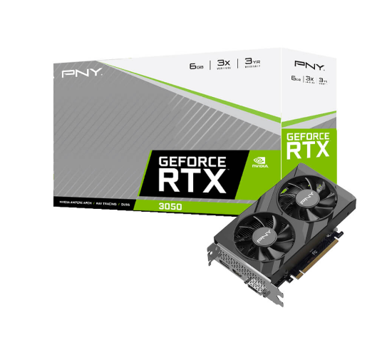 PNY GEFORCE RTX 3050 6GB VERTO DUAL FAN | GRAPHICS CARD