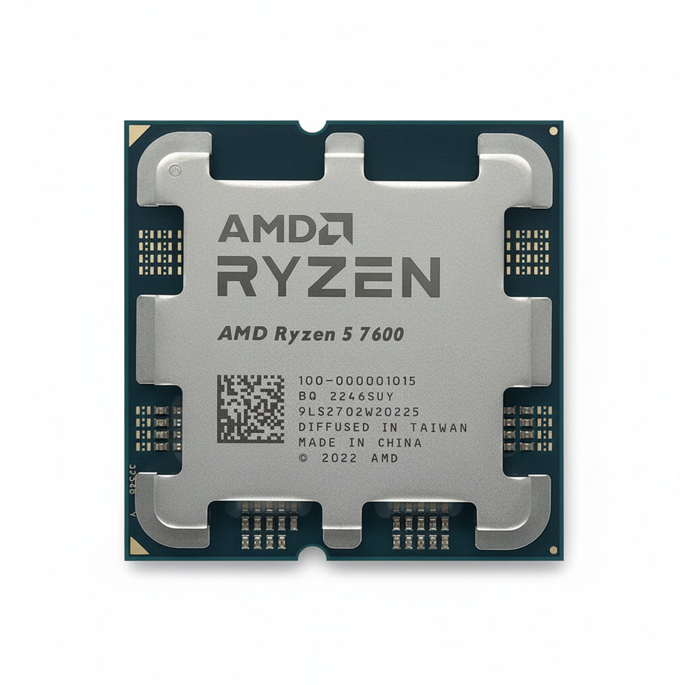 AMD RYZEN 5 7600 TRAY TYPE | 6 CORES | 12 THREADS | 5.1 GHZ | SOCKET AM5 DESKTOP PROCESSOR