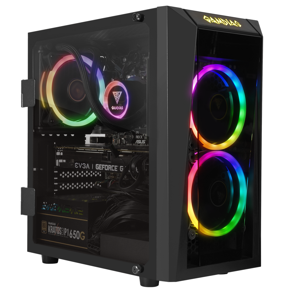 GAMDIAS TALOS E1 BLACK STEEL CASE